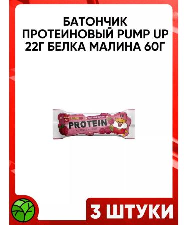 Pump UP Batonchik protein raspberries 60g