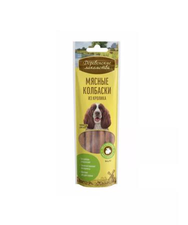 Country delicacies Dog's treats for rabbit sausages 45 g 6 pcs - Buy Online on GoSupps.com