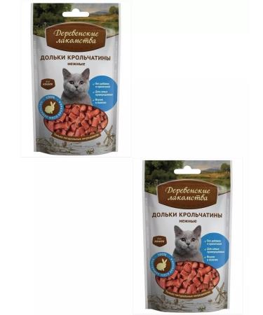 Country delicacies A treat for cats slices Rabbits delicate 45 g 2 pcs