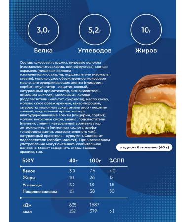 POWER PRO Coco Joy 40 g 12 pcs without sugar bars - Buy Online on GoSupps.com