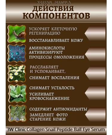 3W Clinic Cream for skin serum around the eyes with peptides rolller - Buy Online on GoSupps.com