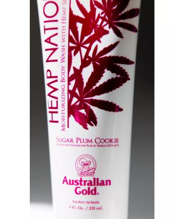 Australian Gold Hemp Nation Sugar Plum Cookie Body Wash Shower Gel - Buy Online on GoSupps.com