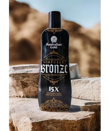 Australian Gold Sinfully Bronze tan cream in solarium - Buy Online on GoSupps.com