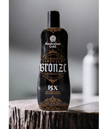 Australian Gold Sinfully Bronze tan cream in solarium - Buy Online on GoSupps.com