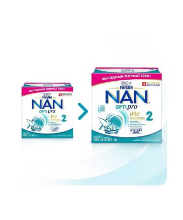 Nestle Russia LLC Nan 2 Optipro with oligosaccharides 2fl mixture with 6 months 1050.0 - Buy Online on GoSupps.com