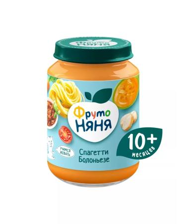 Frutonyanya Puree Spaghetti Bolognaz 190g (6 pcs) - Buy Online on GoSupps.com