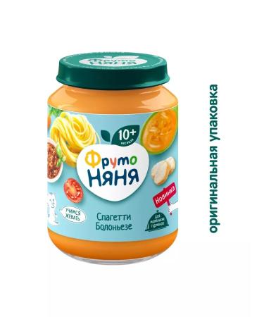Frutonyanya Puree Spaghetti Bolognaz 190g (6 pcs) - Buy Online on GoSupps.com