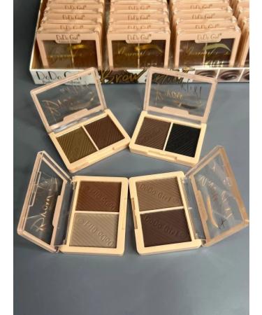 for everyone Palette for eye makeup and eyebrows Dodo Girl 4 pcs