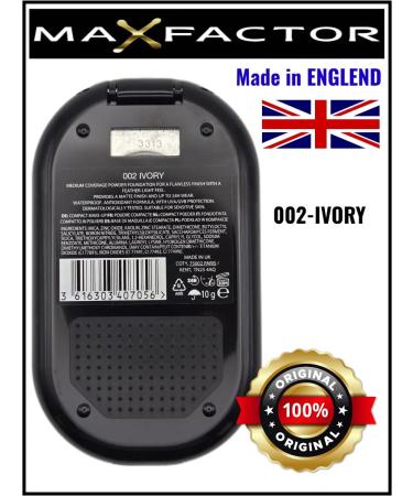 MAX FACTOR POWDER Compact powder max factor tone 002 ivory - Buy Online on GoSupps.com