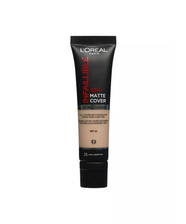 Clear skin Tonal cream L Oreal Infailible Matte tone 25 30 ml