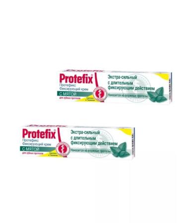 PROTEFIX Extrashile mint cream 40 ml 47 g - 2pcs