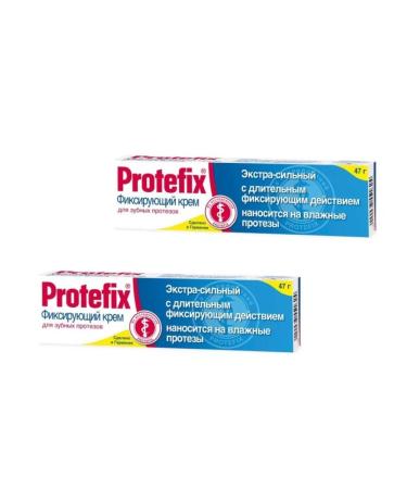PROTEFIX Extra-horsepower 47 g-2pcs fixing cream for dentures