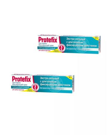Protefix hypoallergenic cream Extra -horsepower 47 g - 2pcs