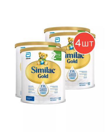 Similac Milk mixture Gold 2 from 6 months 400g 4pcs