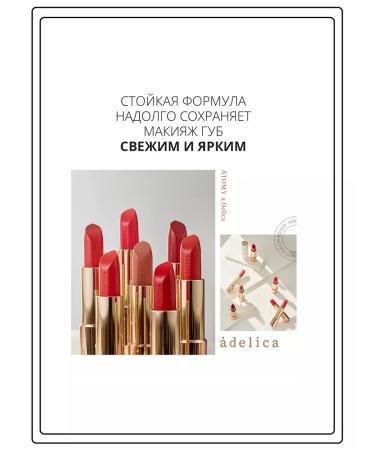 Atomy Atomi Lip Ruzh lipstick Adelica Lip Rouge Classic 01 - Buy Online on GoSupps.com