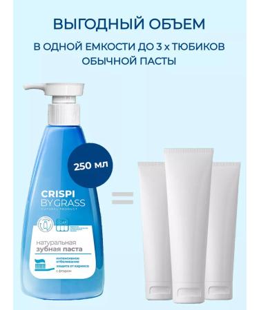 GRASS Toothpaste with a dispenser of 250 ml. 2 pcs - Buy Online on GoSupps.com