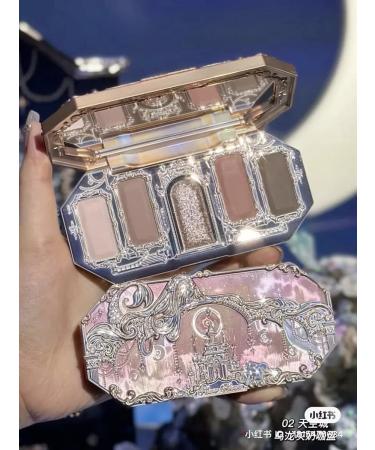 Flower Knows Nude Palette of shadows with a mermaid MoonLight Mermaid - Buy Online on GoSupps.com