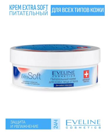 Eveline Cosmetics Extra Soft 200ml nutrient cream and body cream - Buy Online on GoSupps.com