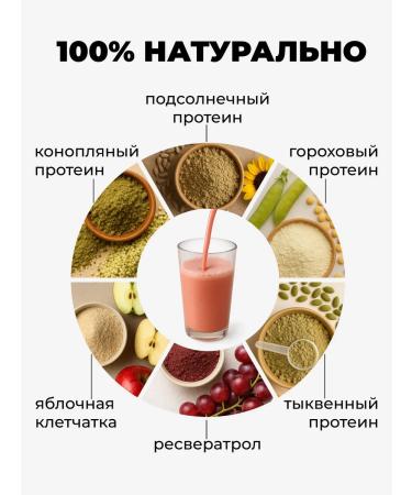 Yappi Food Plant vegan protein without sugar with resveratrol 300 g - Buy Online on GoSupps.com