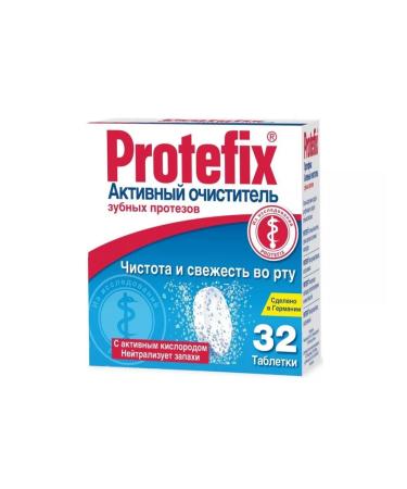 PROTEFIX Active denture cleanser 32 pcs. tablets - 1UP