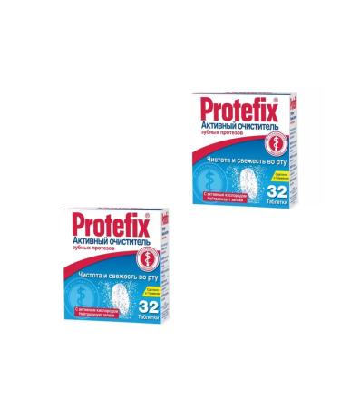 PROTEFIX Active denture cleanser 32 pcs. Tablets - 2Up