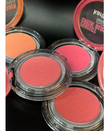 Face blush And cream contouring