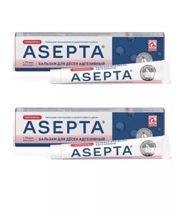 ASEPTA Adhesive balm for gums 10 g -2 pcs