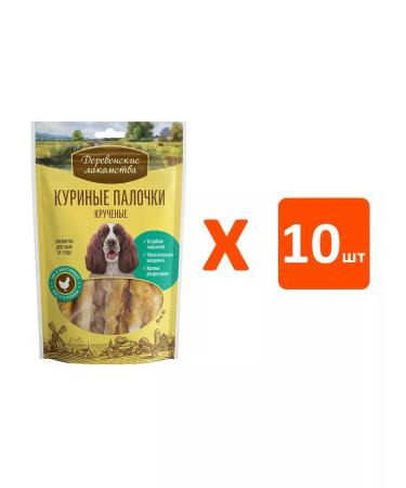 Country delicacies Terrio of chicken sticks for dogs twisted 90 g 10 pcs