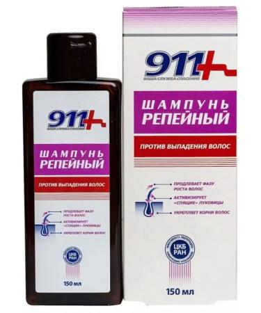 Twins Tech 911 burdock shampoo 3 packages of 150 ml kit - Buy Online on GoSupps.com