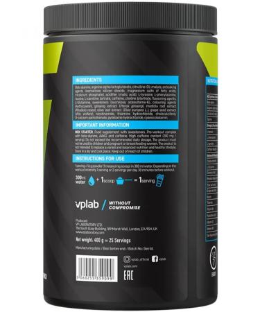 VP Laboratory NOX Starter 400 g fruit punch - Buy Online on GoSupps.com