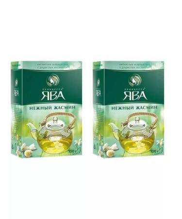 Princess of Java Green tea with fragrant jasmine 100 g 2 pcs