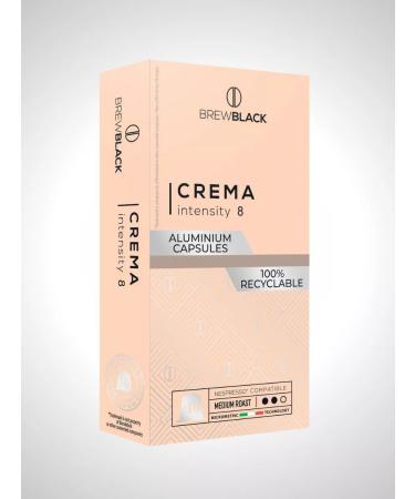 BrewBlack Coffee in the capsules of Nespresso Crema X2 20 pcs - Buy Online on GoSupps.com