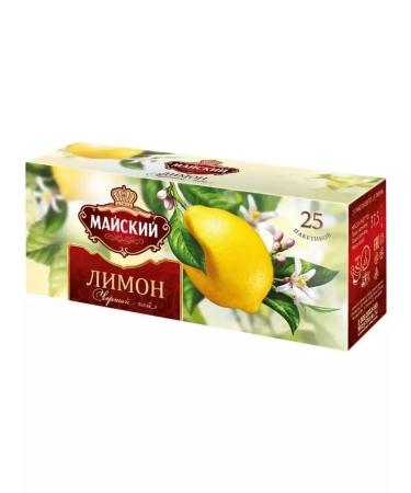 May Black tea with lemon 18 o it is 25 pack - Buy Online on GoSupps.com