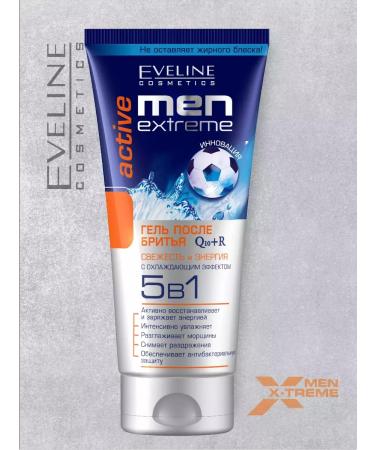 Eveline Cosmetics Gel after shaving 5V1 Active regeneration Q10 200ml - Buy Online on GoSupps.com