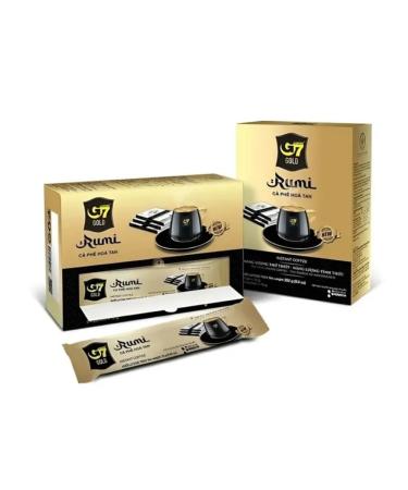 TRUNG NGUYEN Vietnamese soluble coffee G7 Golg - Rumi 2 UEs of 14pcs - Buy Online on GoSupps.com
