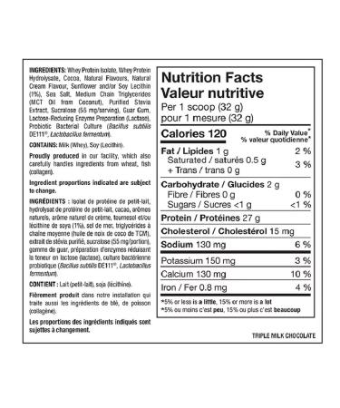 Pure Vita Labs Protein PVL ISOGold 908 g - triple milk chocolate - Buy Online on GoSupps.com