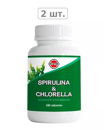 DR MYBO spirulina+chlorella n180 table 0.5g-2pcs