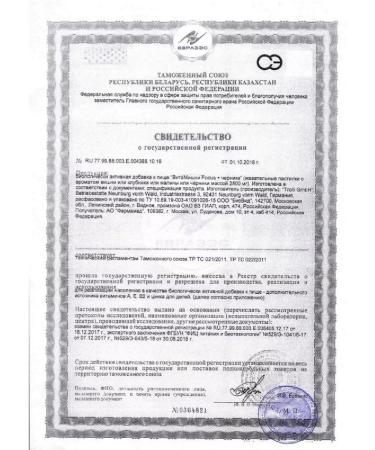 VitaMishki Focus+blueberries 30 pcs. Chewing pastries-1p - Buy Online on GoSupps.com