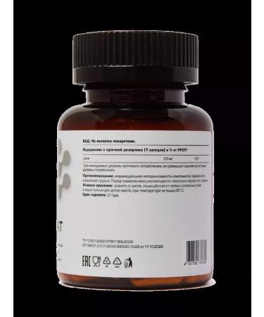 LETOFARM Zinc Helat N60 caps 0.3 g can of chronoparm-1pcs - Buy Online on GoSupps.com