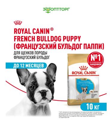 ROYAL CANIN Dry food for breed puppies French bulldog 10 kg