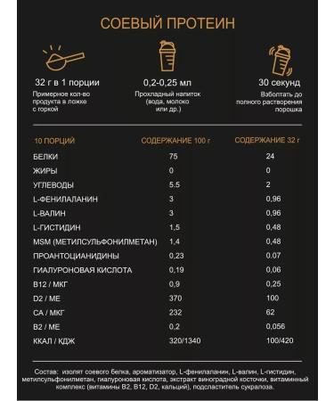 RUSFIT Portable nutrition for women soy protein - Buy Online on GoSupps.com