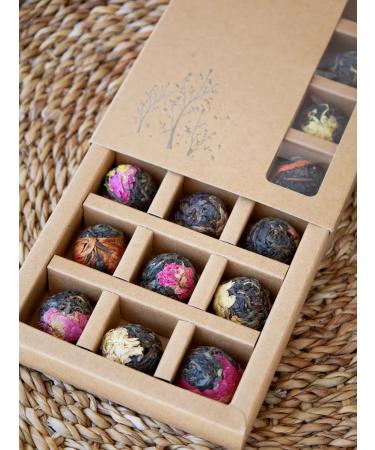 ENIGMATEA Gift set tea in green balls with flowers - Buy Online on GoSupps.com