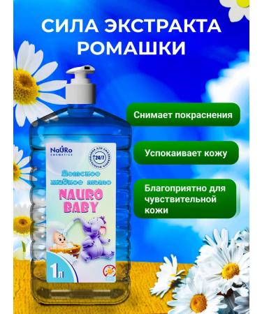 NaURo COSMETICS Liquid soap baby 1 liter - Buy Online on GoSupps.com