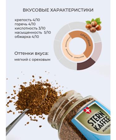 Sternkaffee Soluble sublimated coffee without caffeine 190 grams - Buy Online on GoSupps.com