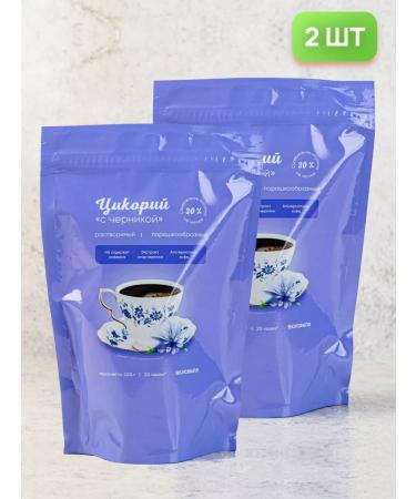VkusVill Tsikoria soluble "with blueberries" 2pcs