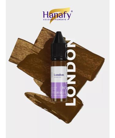 Hanafy Pigment for permanent and eyebrow tattoo No. 1 London Hanafi - Buy Online on GoSupps.com