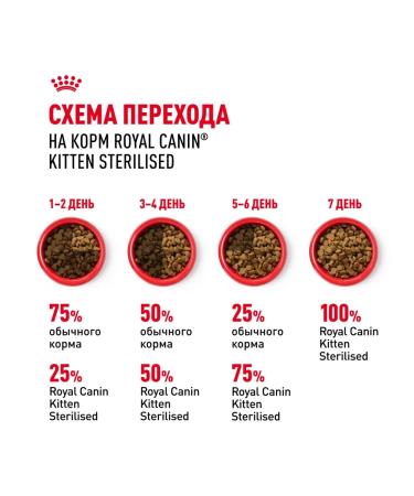 ROYAL CANIN Dry food Kitten Sterilized for sterilized kittens - Buy Online on GoSupps.com