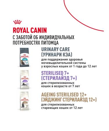 ROYAL CANIN STERILISED dry food for sterilized cats 1.2 kg - Buy Online on GoSupps.com
