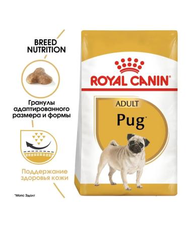 ROYAL CANIN Dry food Pug Adult for dogs of pug breed 7.5 kg - Buy Online on GoSupps.com