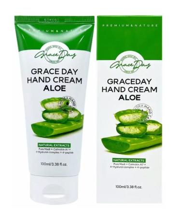 Grace Day Hand Cream Aloe hand cream with aloe 100ml extract - Buy Online on GoSupps.com